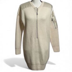 Maje Paris X Schott NYC Sweater Wool Tunic Size Small New with Tags Heavyweight